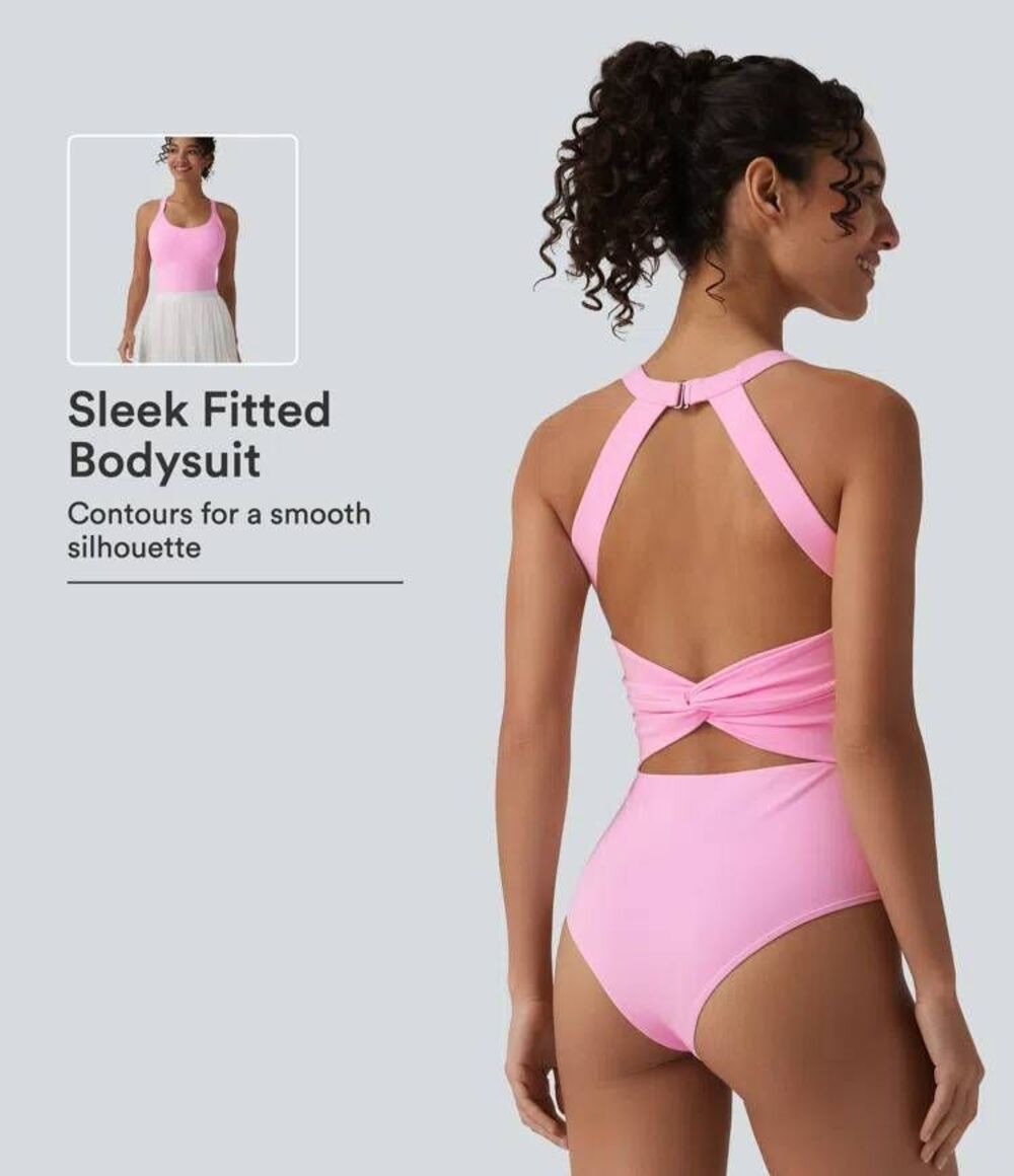 Halara SoftlyZero™ Airy Twisted Back Bodysuit